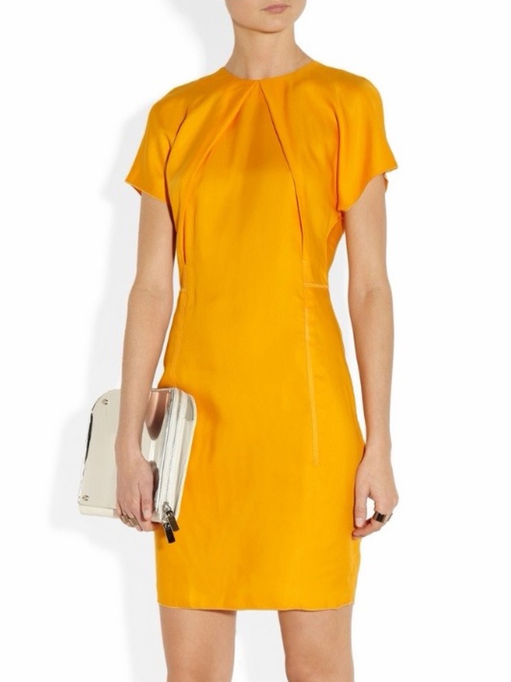 ACNE • Sweety Fluid Dress in Orange